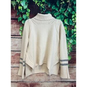 POL Urban Outfitters Rabbit Hair Fur Turtleneck Pullover Heavy Knit Sweater Top